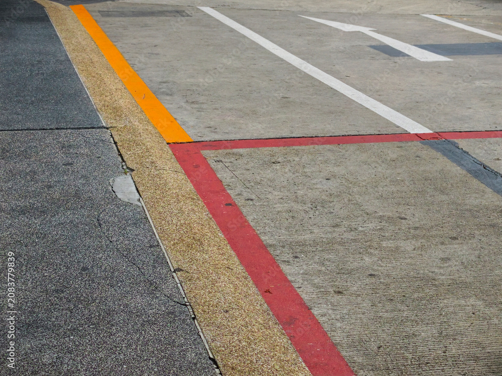 Obraz premium sign of traffic on the street