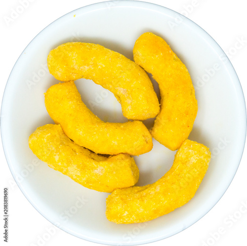Snack Puffs on Dish