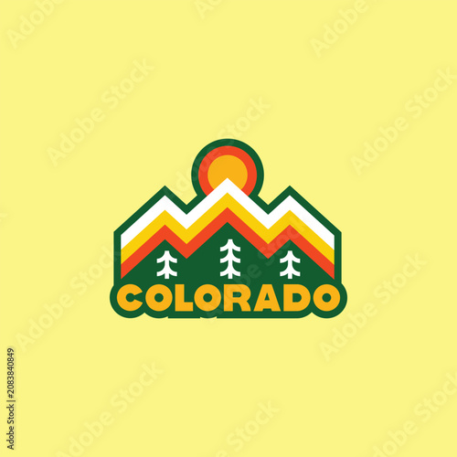 Camping badge design. Outdoor adventure logo with quote - Home is where we park it, for t shirt. Included retro camper van trailer and wanderlust patches. Unusual hipster style.