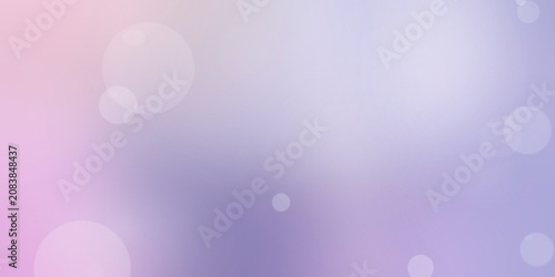 Bilde på lerret Pastel lavender haze with delicate floating bokeh creates a gentle, calming mood for wellness branding, digital banners, and elegant presentation slides