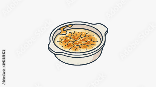 Close up of a bowl of seasoned rice with chopsticks.