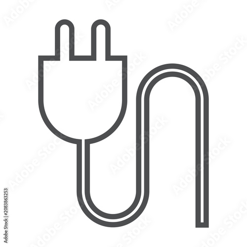 充電可能を示すシンプルなベクターアイコンイラスト
