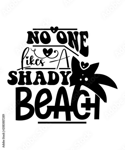 Foto no one likes a shady beach svg