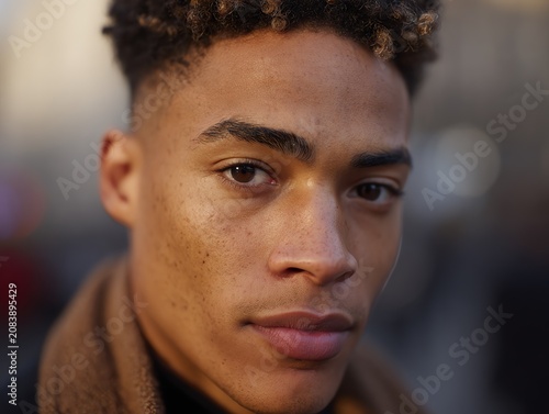 Black Portrait Photography Natural Hair Studio Contemporary Art