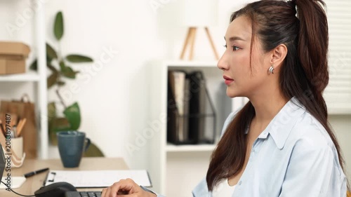 Ecommerce, order, management, online seller uses keyboard for backend tasks, processing customer purchases and shipping records at home office workstation during focused small business routine.