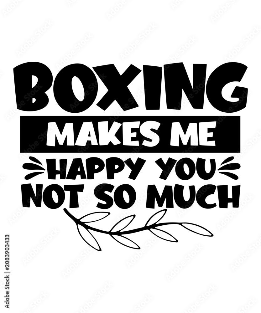 Fototapeta premium boxing SVG design 