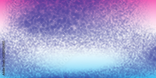 Cuadro en lienzo Pixel wave pattern background