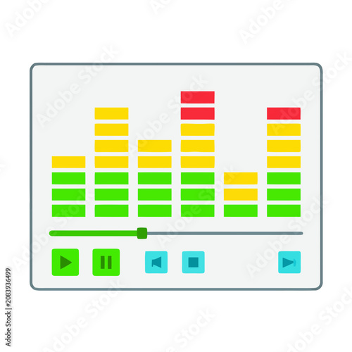 Audio Equalizer and Player Interface