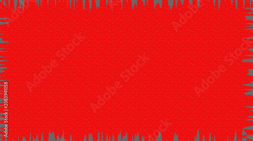 Jagged Border Frame Design with Spiked Edges