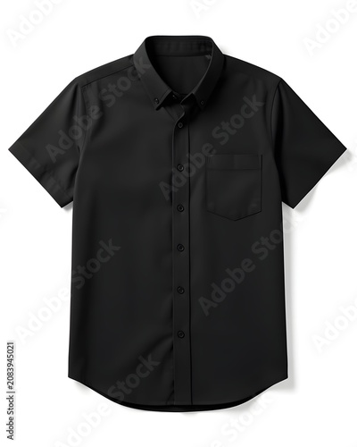 black polo shirt