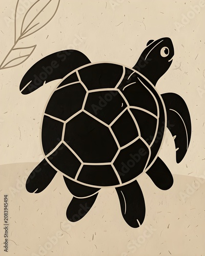 sea turtle vector illustration