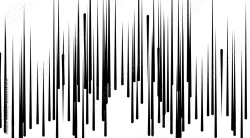 Quadro su tela Black tweak oblique stripes vector illustration