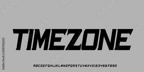 Konstfotografi Timezone italic Font