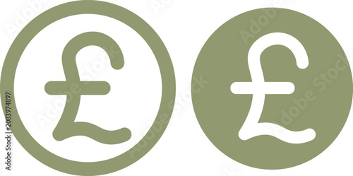 Photos Printpound, currency, signs, circular, symbol, finance, white, economy, business