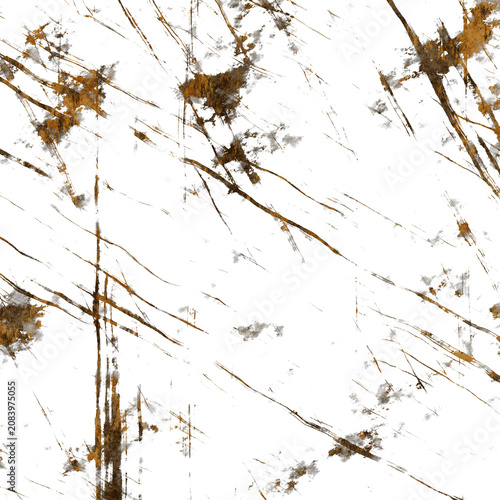 Distressed brown grunge texture with scratch marks as clean cutout