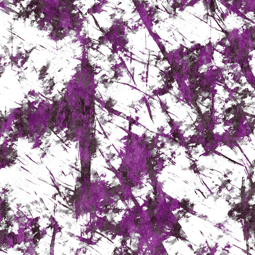Dark purple grunge splatter texture with scratched overlay as clean cutout