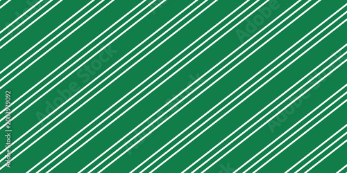Obraz na plátně Vintage green candy cane stripes Christmas holiday Vector Pattern