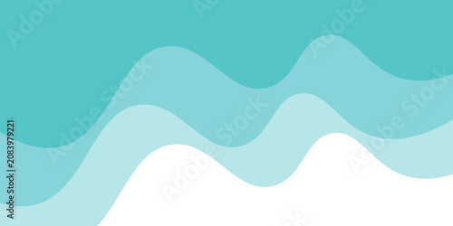 Tableau sur toile Refreshing shimmering water abstract background frame vector illustration materi