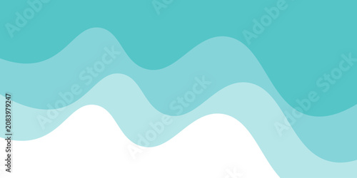 Canvas-taulu Refreshing shimmering water abstract background frame vector illustration materi
