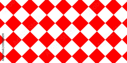 фотографія Red and white checkerboard pattern