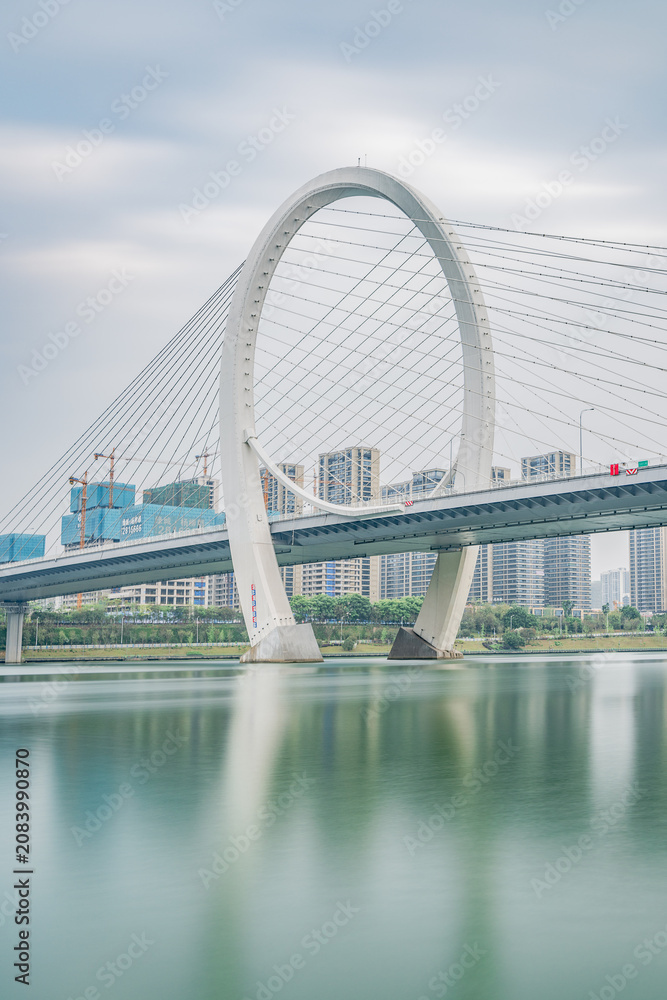 Fototapeta premium Baisha Bridge, Liuzhou, Guangxi