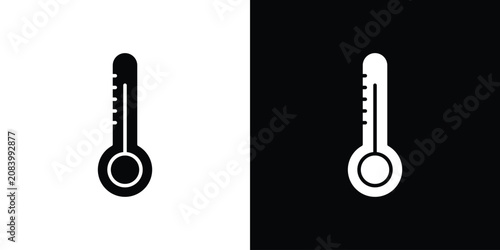 Cuadro en lienzo Thermometer icon