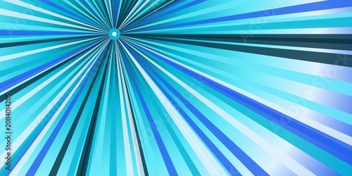 Photos Abstract background with radiant blue and aqua gradient lines expanding from center