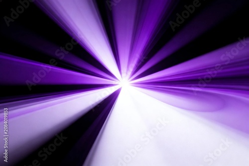 Abstract Purple Light Burst