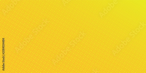 Dots halftone yellow and dark blue color pattern gradient texture background abstract