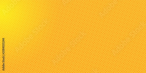 Dots halftone yellow color pattern gradient texture background abstract art