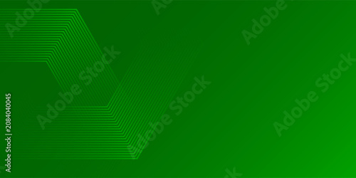 Abstract green hexagon background. Fluid shapes composition simple abstract