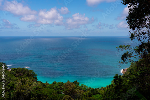 tropical island in the sea