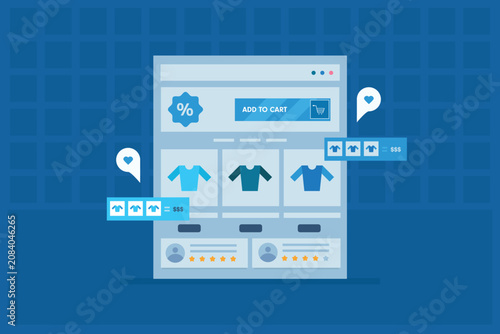 Photos An eCommerce website optimizes landing pages by faster page speed, product displ