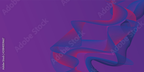 Abstract gradient background with wavy purple and rainbow-like blur, perfect for modern banners, posters, and wallpapers, EPS10