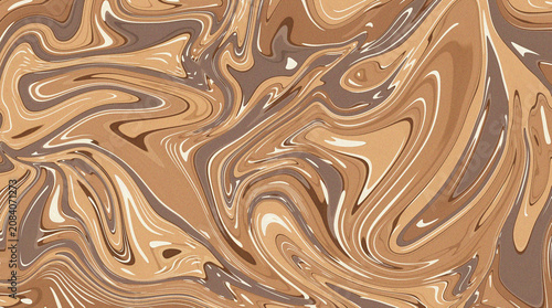 Canvastavla Earthy tones fluid marble abstract swirls blend warm browns, beiges, and ochres