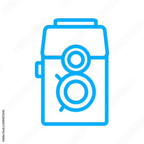 ILLUSTRATION OF CAMERA ISOLATED