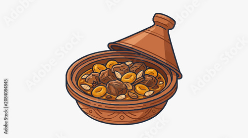 Vászonkép Wooden bowl filled with fresh almonds on rustic table.