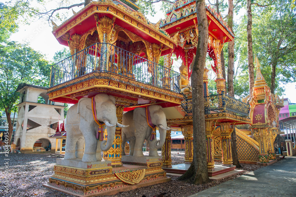 Obraz premium THAILAND CHANTHABURI CITY WAT SUAN MAMUANG