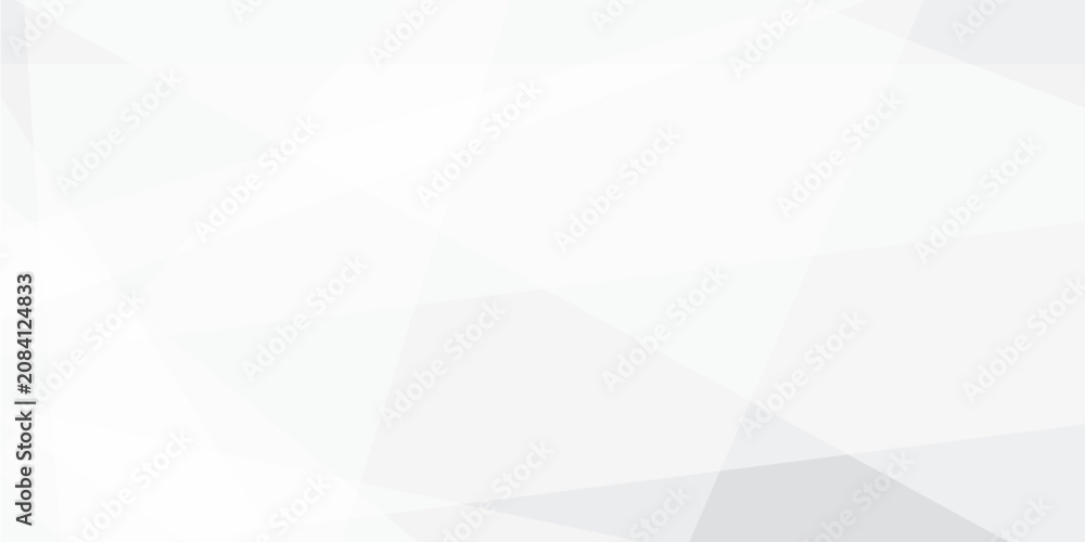 Obraz premium Abstract white and gray triangle geometric paper texture design this design are uses for style concept for banner, flyer, card, or brochure cover etc and quality full shape design .