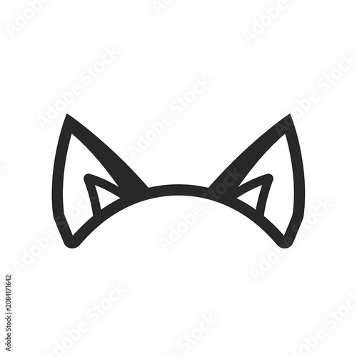 Black Cat Ears Headband Accessory 2.