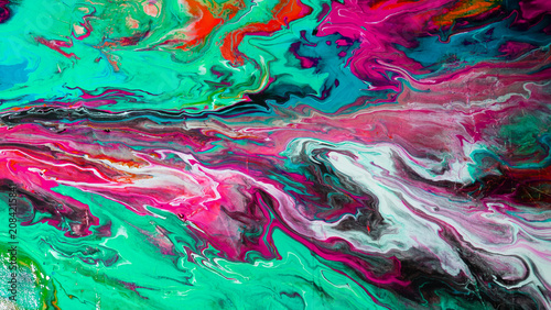 Abstract acrylic hand painted background