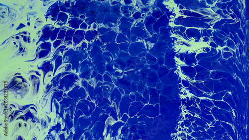 Abstract ocean- ART. Natural Luxury. Style incorporates the swirls of marble or the ripples of agate. Very beautiful blue paint with the addition of gold powder