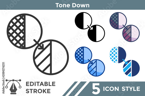Tableau sur toile Tone Down