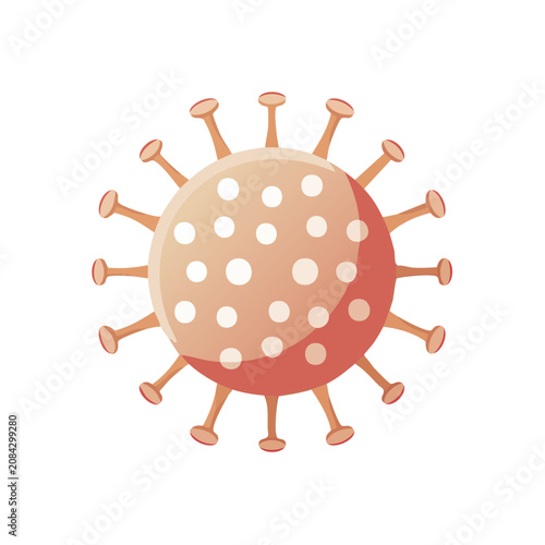 Stylized Coronavirus Illustration