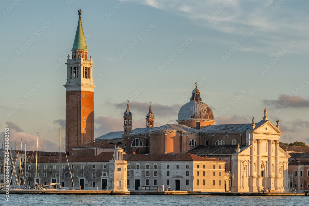 Obraz premium San Giorgio Maggiore Church at Sunset, Venice, Italy