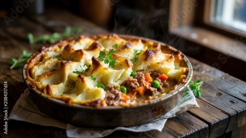 Irish cuisine.
The legendary Shepherd's Pie is one of the main culinary symbols of Ireland. This is a traditional meat casserole, warming homemade food.