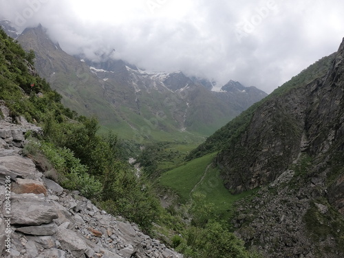 beautiful  lush green cloudy hill photography. nature beauty.  