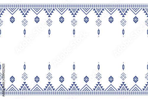 Cross Stitch Pattern concept folk embroidery seamless texture, rustic ornament motif. Design for: fabric, fashion, decor, blanket. Pattern charm woven art. I drew this by myself, it’s not AI generated