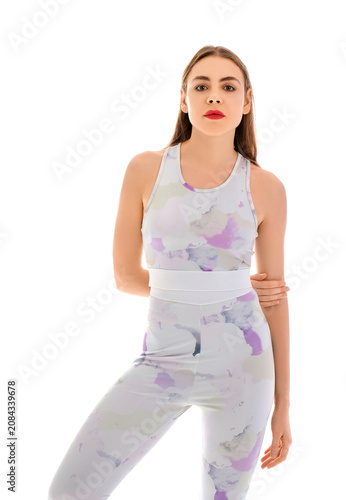 Beautiful young woman in sp...