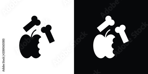 Foto Organic waste icon